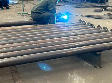 吴忠20#无缝注浆管加工108*6钢花管棚管